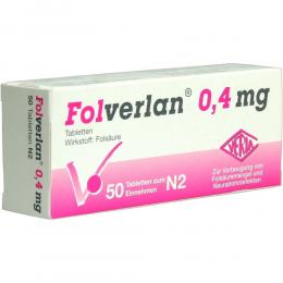 FOLVERLAN 0,4 mg Tabletten 50 St Tabletten