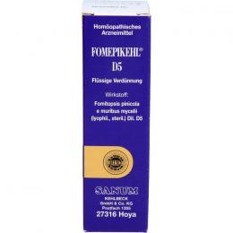 FOMEPIKEHL D 5 Tropfen 10 ml