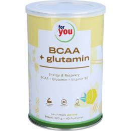FOR YOU BCAA+glutamin Energy & Recovery Zitrone 480 g