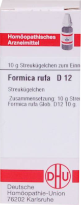 FORMICA RUFA D 12 Globuli 10 g