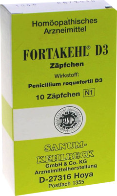 FORTAKEHL D 3 Suppositorien 10 St
