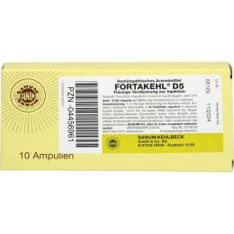 FORTAKEHL D 5 Ampullen 10 ml