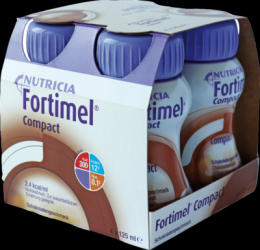 FORTIMEL Compact 2.4 Schokoladengeschmack 4X125 ml
