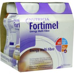 FORTIMEL Energy MultiFibre Schokoladengeschmack 4 X 200 ml Flüssigkeit