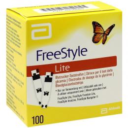 FreeStyle Lite Teststreifen ohne Codieren 100 St Teststreifen