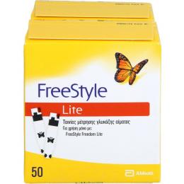 FREESTYLE Lite Teststreifen ohne Codieren f.Finger 100 St.