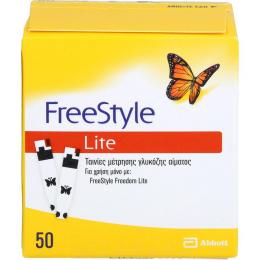 FREESTYLE Lite Teststreifen ohne Codieren f.Finger 50 St.