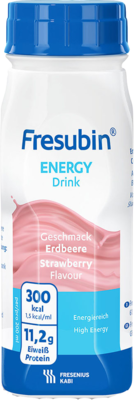 FRESUBIN ENERGY DRINK Erdbeere Trinkflasche 6X4X200 ml