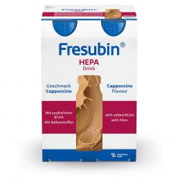 FRESUBIN HEPA DRINK Cappuccino Trinkflasche 4 X 200 ml Lösung