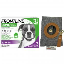FRONTLINE COMBO Hund L - 3 Pipetten + Kotbtl.spender