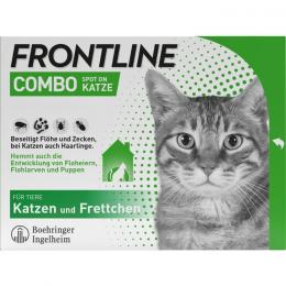 FRONTLINE Combo Spot on Katze Lsg.z.Auft.a.Haut 3 St.