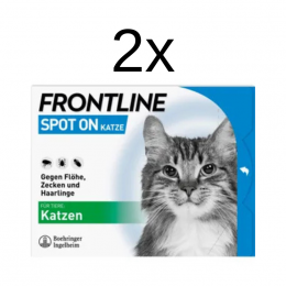 FRONTLINE Spot on K Lösung f.Katzen 2 x 6 St.