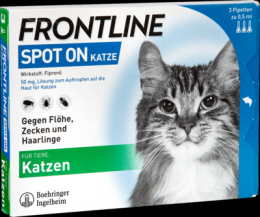 FRONTLINE Spot on K Lösung f.Katzen 3 St