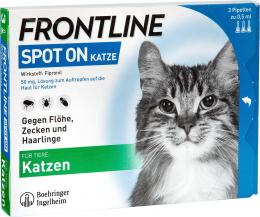 Ein aktuelles Angebot für Frontline Spot On Katze 3 St Lösung Flöhe, Würmer & Zecken - jetzt kaufen, Marke Boehringer Ingelheim VETMEDICA GmbH.