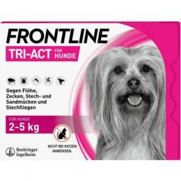 FRONTLINE Tri-Act Lsg.z.Auftropfen f.Hunde 2-5 kg 3 St.