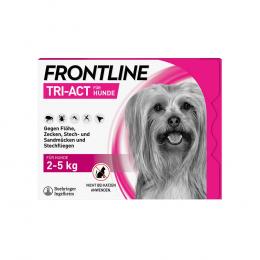 FRONTLINE Tri-Act Lsg.z.Auftropfen f.Hunde 2-5 kg 6 St Lösung