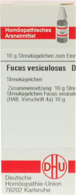 FUCUS VESICULOSUS D 1 Globuli 10 g