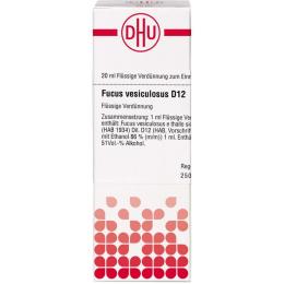 FUCUS VESICULOSUS D 12 Dilution 20 ml