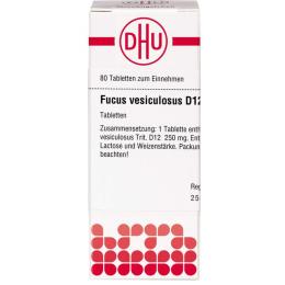 FUCUS VESICULOSUS D 12 Tabletten 80 St.