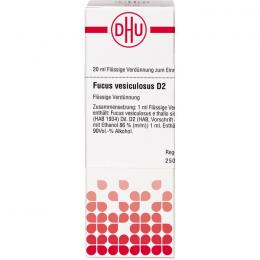 FUCUS VESICULOSUS D 2 Dilution 20 ml