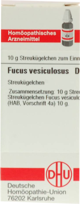 FUCUS VESICULOSUS D 2 Globuli 10 g