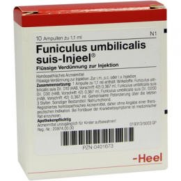 FUNICULUS UMBILICALIS suis Injeel Ampullen 10 St