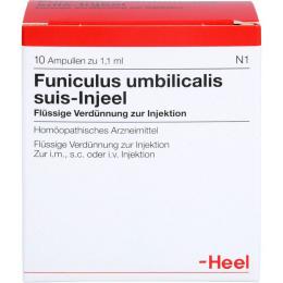 FUNICULUS UMBILICALIS suis Injeel Ampullen 10 St.