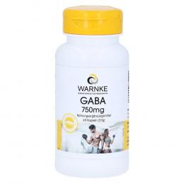 Ein aktuelles Angebot für GABA 750 mg Kapseln 60 St Kapseln Nahrungsergänzungsmittel - jetzt kaufen, Marke Warnke Vitalstoffe GmbH.