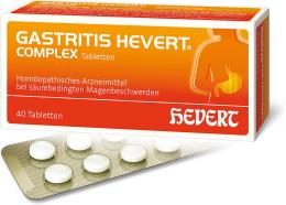 Ein aktuelles Angebot für Gastritis-Hevert Complex 40 St Tabletten Erbrechen & Übelkeit - jetzt kaufen, Marke Hevert-Arzneimittel Gmbh & Co. Kg.