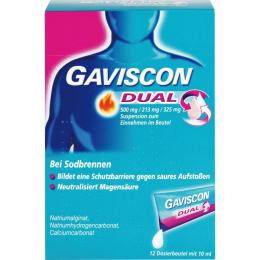 GAVISCON Dual 500mg/213mg/325mg Suspens.im Beutel 120 ml