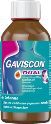 GAVISCON Dual 500mg/213mg/325mg Suspension z.Einn. 300 ml