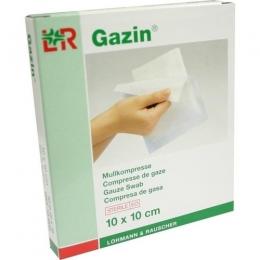 GAZIN Mullkomp.10x10 cm steril 8fach 10 St.