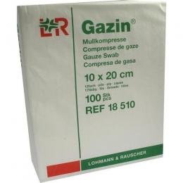 GAZIN Mullkomp.10x20 cm unsteril 12fach Op 100 St.