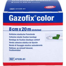 GAZOFIX color Fixierbinde kohäsiv 8 cmx20 m grün 1 St.