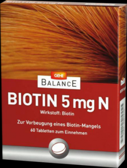 GEHE BALANCE Biotin 5 mg N Tabletten 60 St