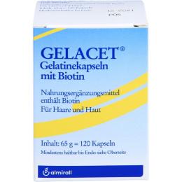 GELACET Gelatinekapseln mit Biotin 120 St. (65 g)