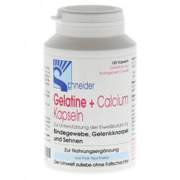 Ein aktuelles Angebot für GELATINE+Calcium Kapseln 120 St Kapseln Multivitamine & Mineralstoffe - jetzt kaufen, Marke J. Schneider GmbH.