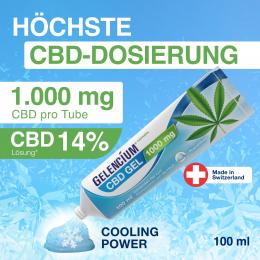 GELENCIUM Cannabis CBD Gel kühlend 200 ml