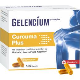 GELENCIUM Curcuma Plus hochdosiert m.Vit.C Kapseln 180 St.