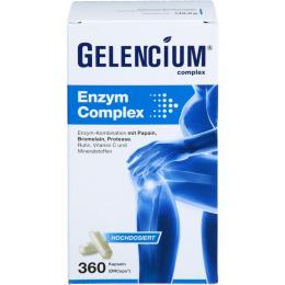 GELENCIUM Enzym Complex hochdos.m.Bromelain Kaps. 360 St. (140,8 g)