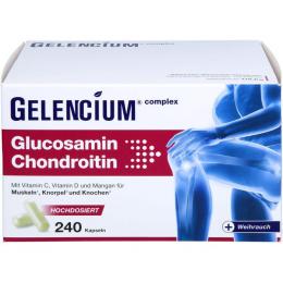 GELENCIUM Glucosamin Chondroitin hochdos.Vit C Kps 240 St. (178,6 g)
