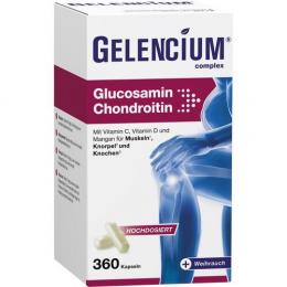 GELENCIUM Glucosamin Chondroitin hochdos.Vit.C Kps 360 St. (282,5 g)