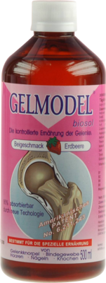 GELMODEL Biosol Erdbeere Sirup 500 ml