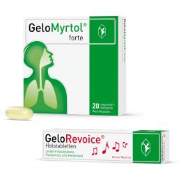 GELOMYRTOL f.Kapseln 20 St. + GELOREVOICE Halstabletten 20 St.