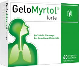 Ein aktuelles Angebot für GELOMYRTOL FORTE 60 St Magensaftresistente Weichkapseln Hustenlöser - jetzt kaufen, Marke G. Pohl-Boskamp GmbH & Co. KG.