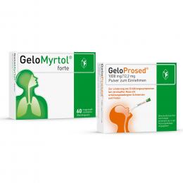GELOMYRTOL forte Weichkapseln 60 St. + GELOPROSED Pulver 10 St.