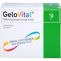 GELOVITAL Nahrungsergänzungsmittel Lebertran Kaps. 100 St. (137 g)