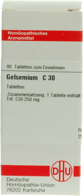 GELSEMIUM C 30 Tabletten 80 St