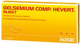 Ein aktuelles Angebot für GELSEMIUM COMP.Hevert injekt Ampullen 10 St Ampullen Homöopathische Komplexmittel - jetzt kaufen, Marke Hevert-Arzneimittel Gmbh & Co. Kg.