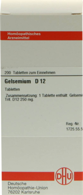 GELSEMIUM D 12 Tabletten 200 St